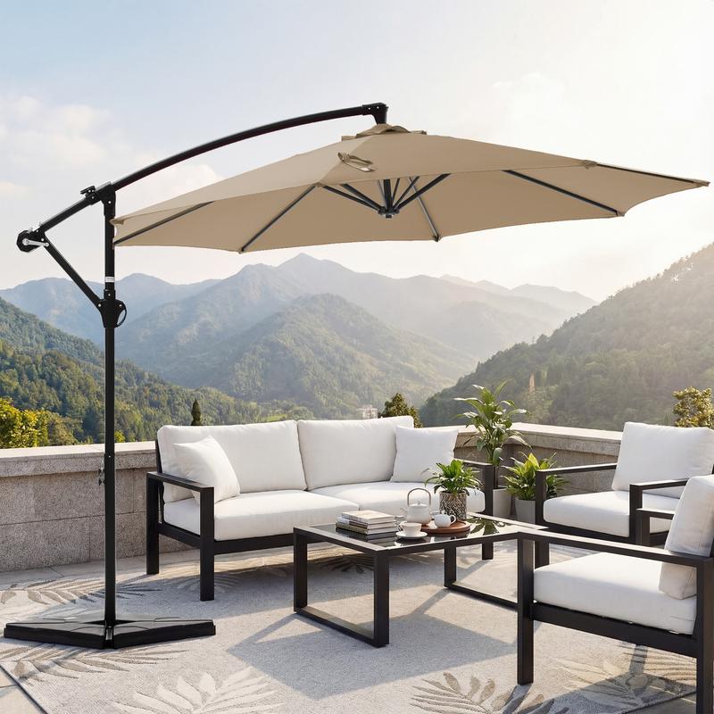 Valora Shade™ 10ft Offset Outdoor Patio Umbrella