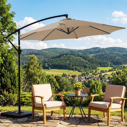 Valora Shade™ 10ft Offset Outdoor Patio Umbrella