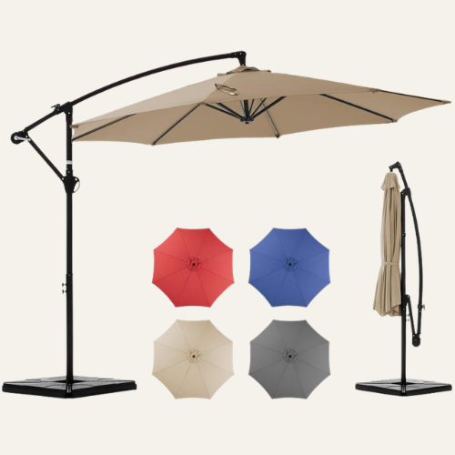 Valora Shade™ 10ft Offset Outdoor Patio Umbrella